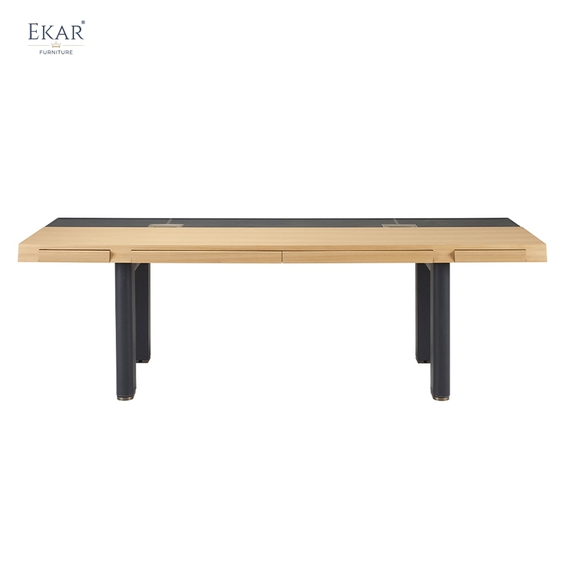 EKAR "Nexus" Executive Desk - Seriously Stylish Modern Wood & Metal Office Furniture