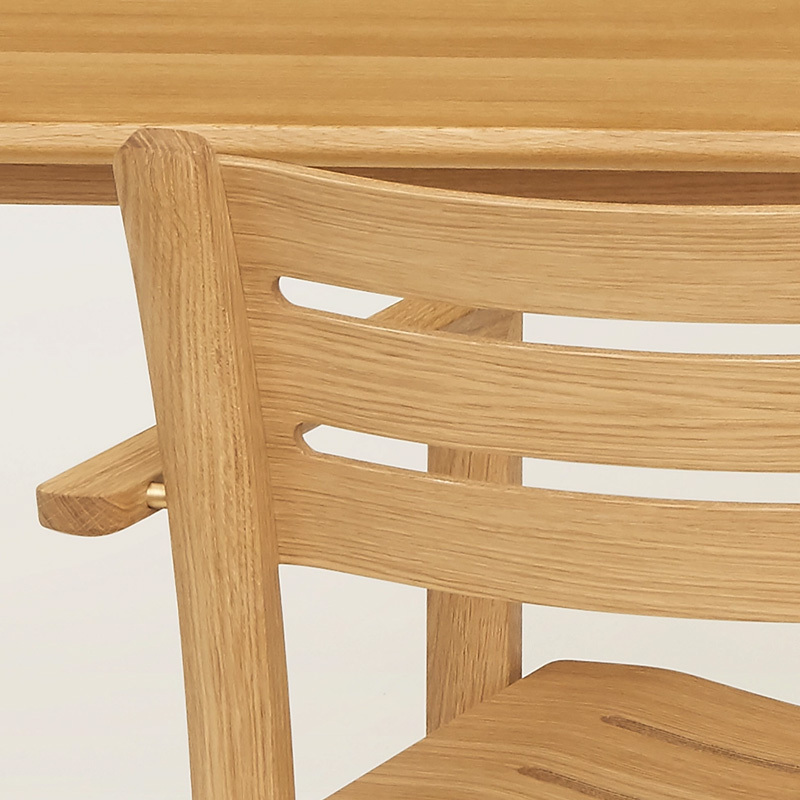 EKAR Equinox Dining Armchair | Top-Luxury Solid Wood with Genuine Leather Details