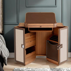 EKAR Elara Vanity Desk | Top-Luxury Storage-Ready Makeup & Work Vanity