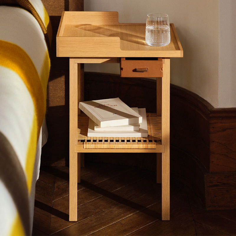 EKAR Aveline Nightstand | Top-Luxury Solid Wood – Sophistication for Premium Bedrooms
