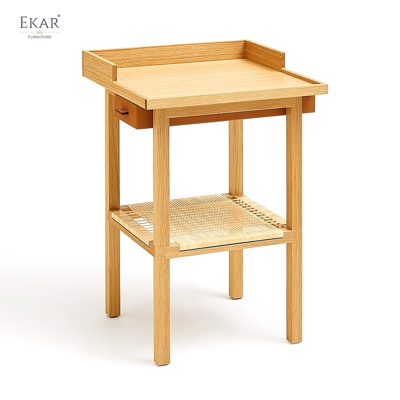 EKAR Aveline Nightstand | Top-Luxury Solid Wood – Sophistication for Premium Bedrooms