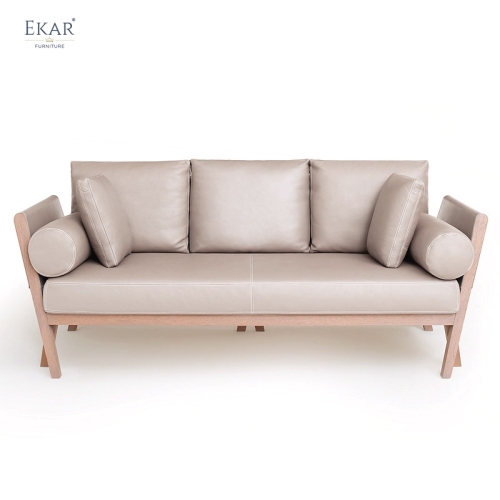 EKAR Valora Sofa | Top-Luxury Solid Wood &amp; Genuine Leather – Elegance for High-End Living