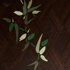 EKAR "Opus" Designer Folding Screen - Luxury Wood Veneer Living Room Furniture