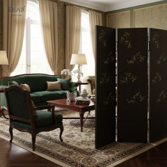 EKAR "Opus" Designer Folding Screen - Luxury Wood Veneer Living Room Furniture