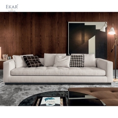 EKAR "Vantage" Modern Minimalist Sofa - Luxury Quilted Living Room Furniture