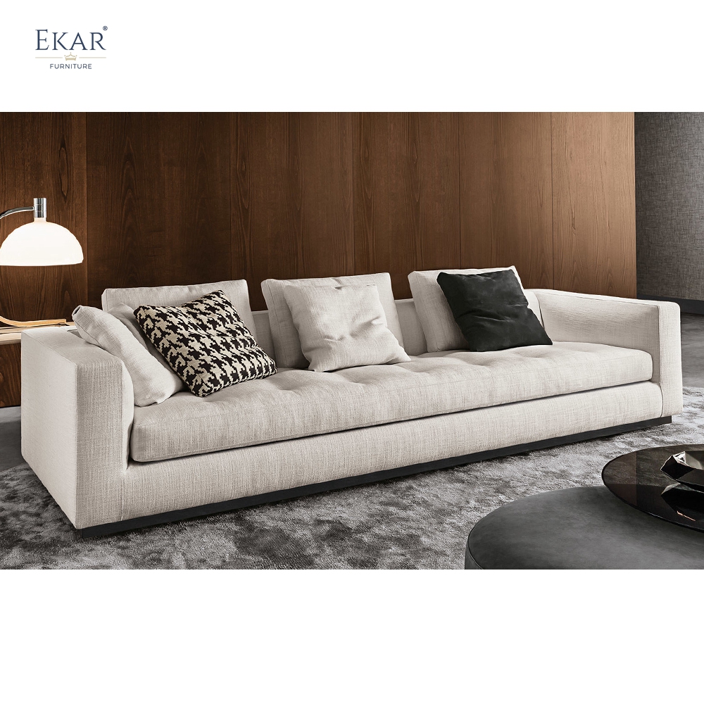 EKAR "Vantage" Modern Minimalist Sofa - Luxury Quilted Living Room Furniture