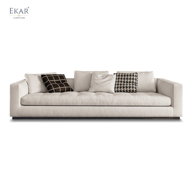 EKAR "Vantage" Modern Minimalist Sofa - Luxury Quilted Living Room Furniture