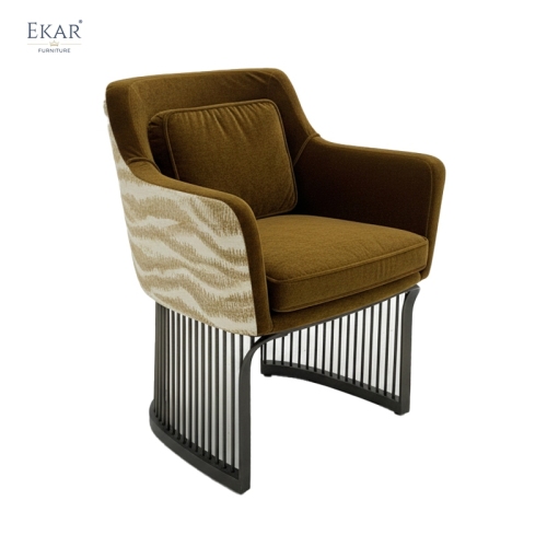 Savanna Luxe Ribbed Dining Chair – Modern Sculptural Dining Room Furniture