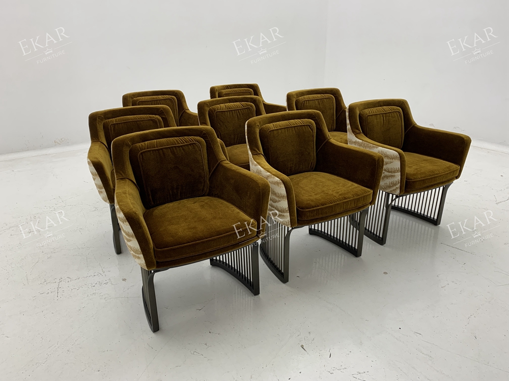 Savanna Luxe Ribbed Dining Chair – Modern Sculptural Dining Room Furniture