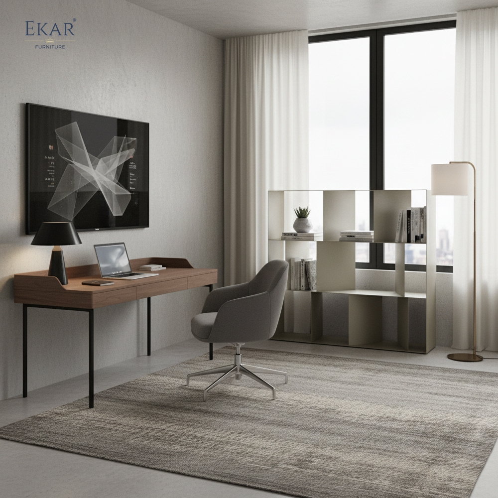 Vertex Architectural Metal Display Shelf - Modern Executive Office Furniture