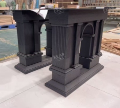 EKAR Via Gesù-Inspired Solid Wood Dining Table