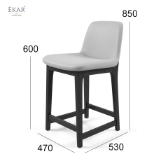 Alto Modern Contoured Bar Stool – Premium Modern Luxury Seating for Contemporary Kitchens and Bars