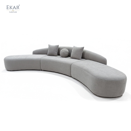 Luna Serpentine Modular Sofa – Curved Luxury Seating for Luxury Hotel Lobbies ​