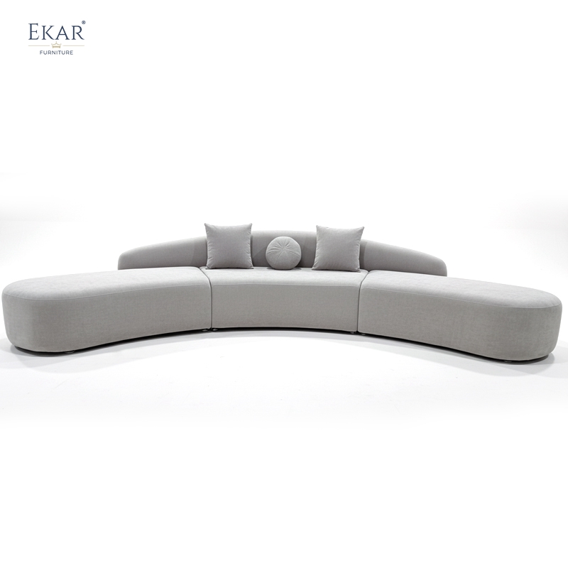Luna Serpentine Modular Sofa – Curved Luxury Seating for Luxury Hotel Lobbies ​