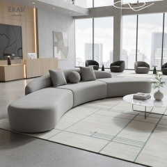 Luna Serpentine Modular Sofa – Curved Luxury Seating for Luxury Hotel Lobbies ​