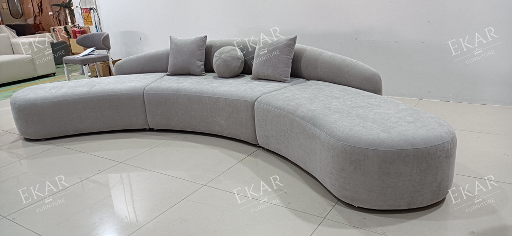 Luna Serpentine Modular Sofa – Curved Luxury Seating for Luxury Hotel Lobbies ​