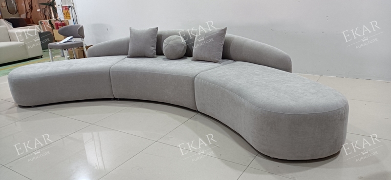 Luna Serpentine Modular Sofa – Curved Luxury Seating for Luxury Hotel Lobbies ​