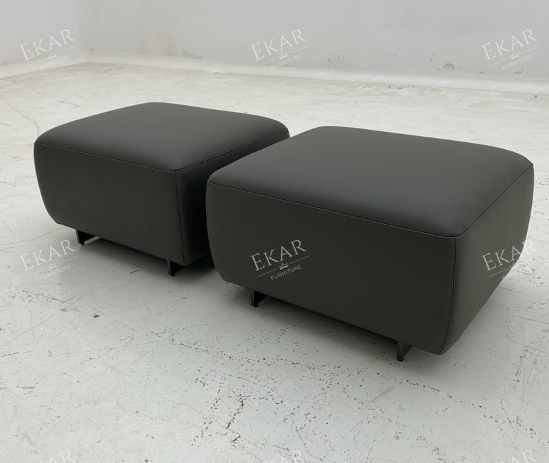 Wooden Frame Long Ottoman