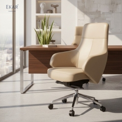 High-End Executive Leather Office Chair | EKAR FURNITURE | Foshan Custom Factory