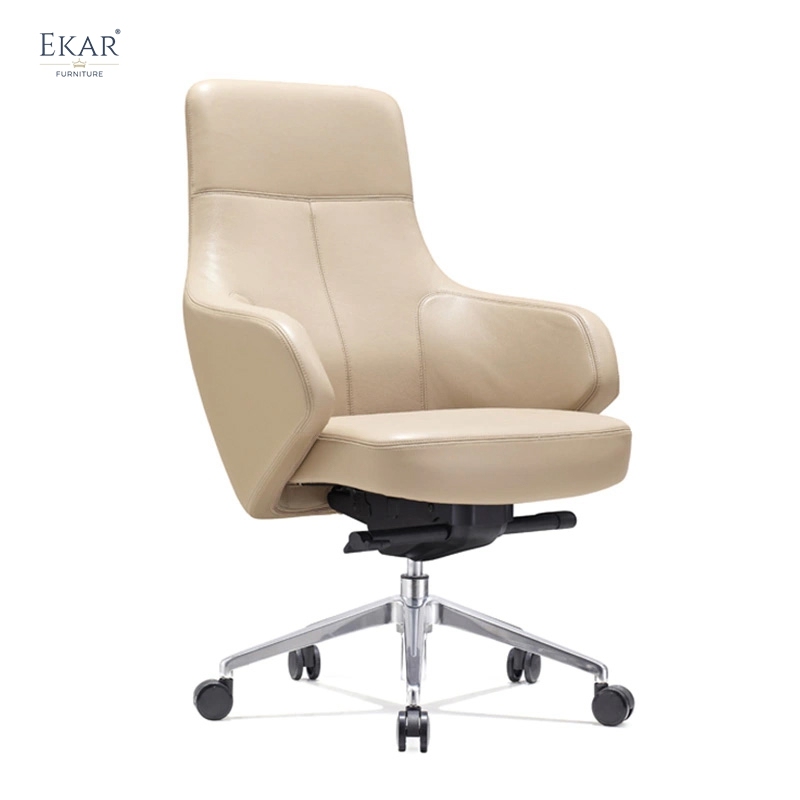 High-End Executive Leather Office Chair | EKAR FURNITURE | Foshan Custom Factory