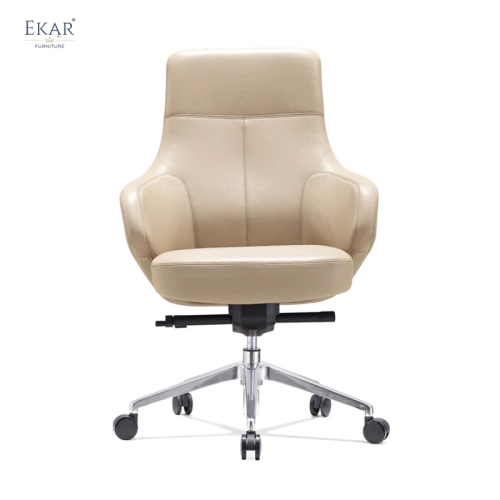 High-End Executive Leather Office Chair | EKAR FURNITURE | Foshan Custom Factory