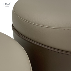 Modern Luxury Vanity Stool | Designer Dressing Ottoman | EKAR FURNITURE