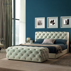 Modern Luxury Tufted Bed End Bench | High-End Bedroom Furniture | EKAR FURNITURE