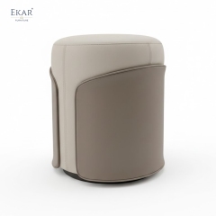 Modern Luxury Vanity Stool | Designer Dressing Ottoman | EKAR FURNITURE