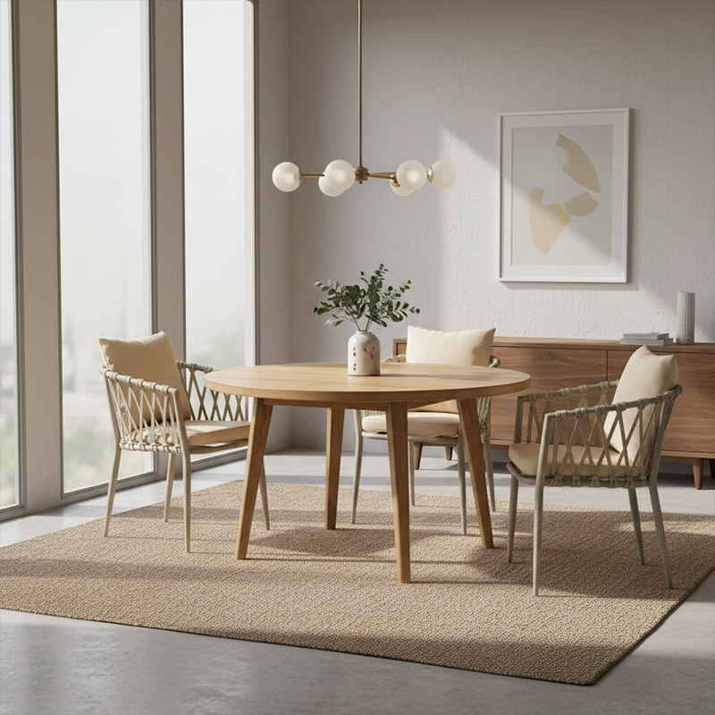 EKAR Riviera Modern Outdoor Dining Chair | Luxury Woven Patio Armchair | EKAR FURNITURE
