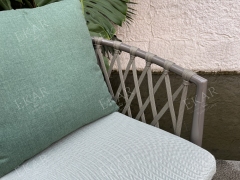 EKAR Riviera Modern Outdoor Dining Chair | Luxury Woven Patio Armchair | EKAR FURNITURE