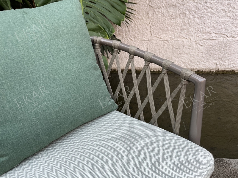 EKAR Riviera Modern Outdoor Dining Chair | Luxury Woven Patio Armchair | EKAR FURNITURE