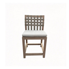 EKAR Horizon Modern Bar Stool | Luxury Woven Strap Counter Stool | EKAR FURNITURE Custom Seating