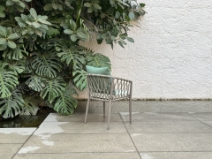 EKAR Riviera Modern Outdoor Dining Chair | Luxury Woven Patio Armchair | EKAR FURNITURE