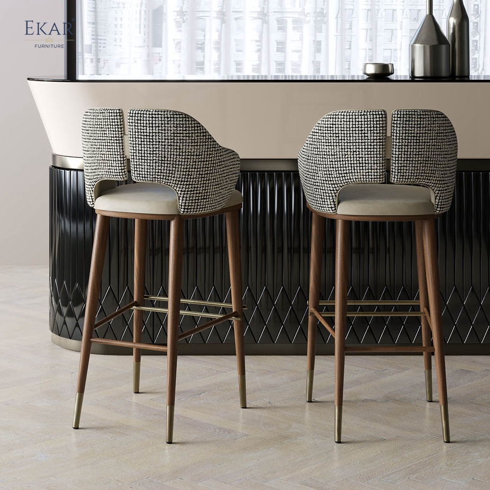 Modern Luxury Bar Stool | High-End Custom Dining Seating | EKAR FURNITURE