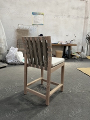 EKAR Horizon Modern Bar Stool | Luxury Woven Strap Counter Stool | EKAR FURNITURE Custom Seating