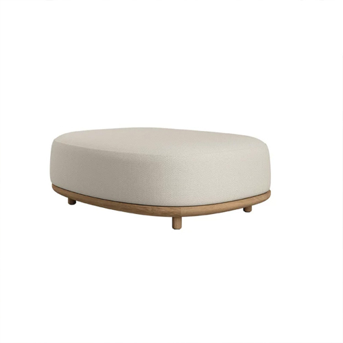 EKAR Horizon Cloud Outdoor Ottoman | Luxury Waterproof Patio Stool |