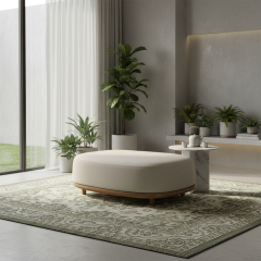 EKAR Horizon Cloud Outdoor Ottoman | Luxury Waterproof Patio Stool |