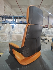 EKAR Vanguard Luxury Saffron Leather Executive Chair | Ergonomic Custom Office Seating |