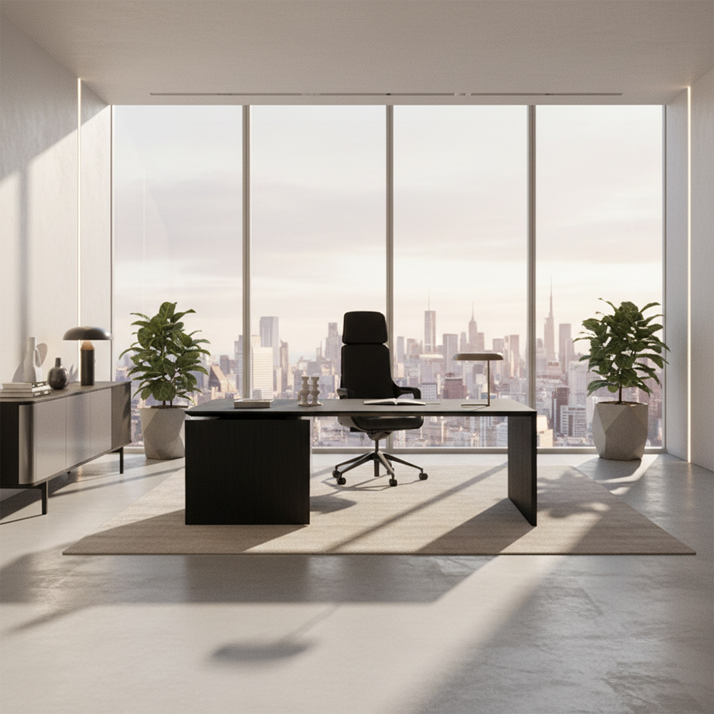 EKAR Vanguard Luxury Saffron Leather Executive Chair | Ergonomic Custom Office Seating |