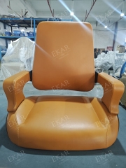 EKAR Vanguard Luxury Saffron Leather Executive Chair | Ergonomic Custom Office Seating |