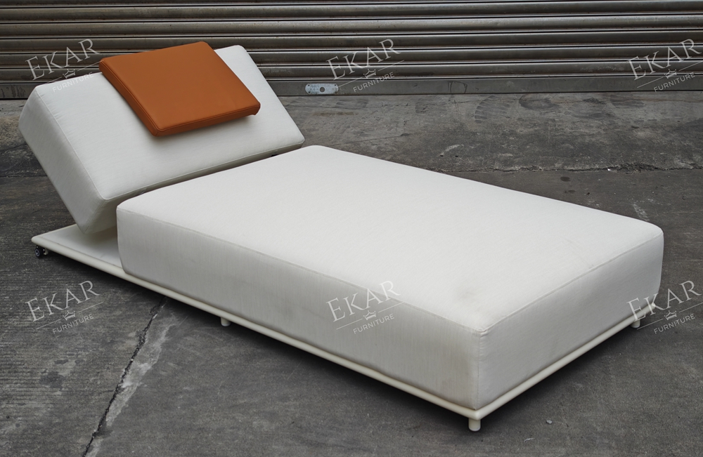 DRIFT Outdoor Sunbed | Modern Adjustable Backrest Pool Daybed | EKAR FURNITURE