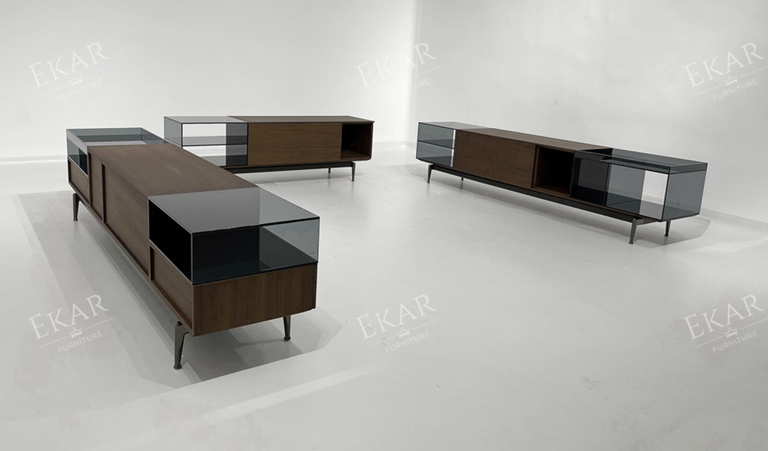 EKAR Horizon Minimalist TV Cabinet | Custom Media Console for Living Room WHCCB202
