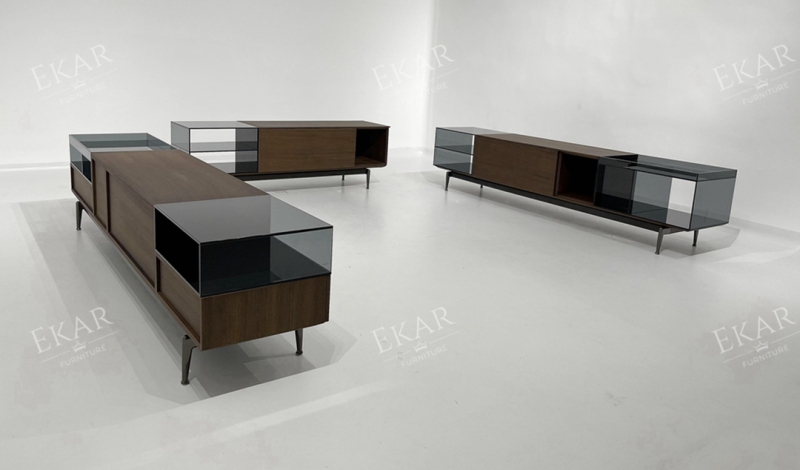EKAR Horizon Minimalist TV Cabinet | Custom Media Console for Living Room WHCCB202