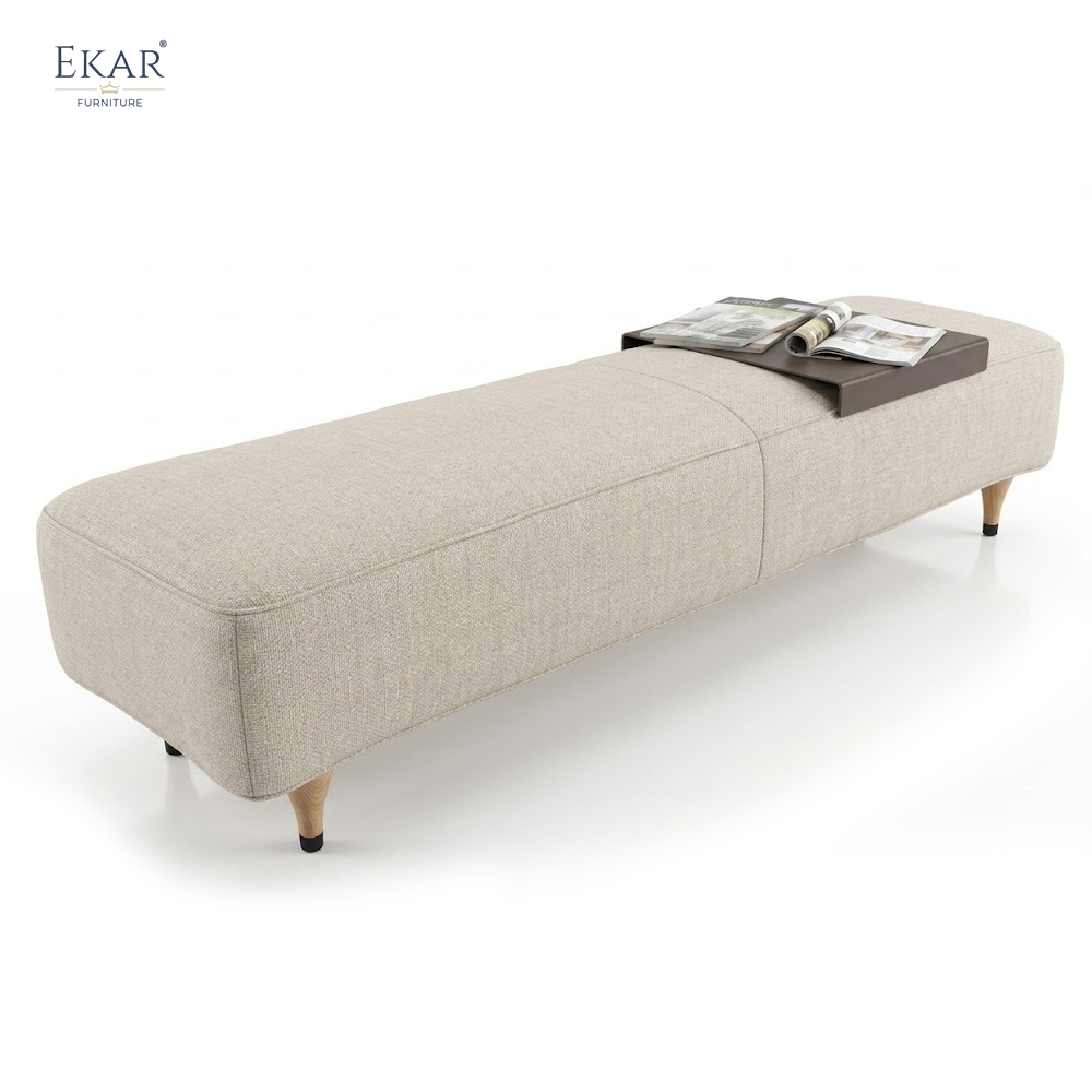 EKAR Horizon Bench | Modern Upholstered Bed End Bench