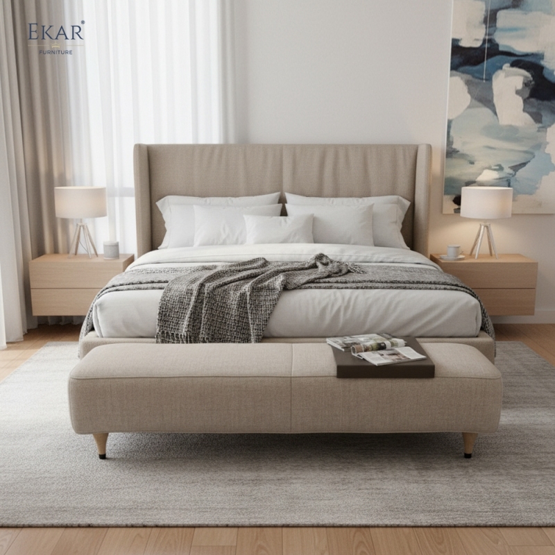 EKAR Horizon Bench | Modern Upholstered Bed End Bench