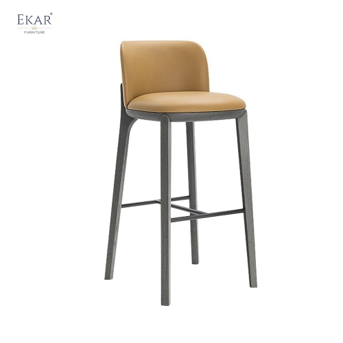 Modern Minimalist Bar Stool | EKAR FURNITURE Upholstered Stool for Contemporary Kitchen &amp; Bar Furniture