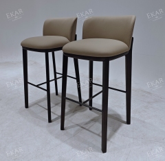 Modern Minimalist Bar Stool | EKAR FURNITURE Upholstered Stool for Contemporary Kitchen & Bar Furniture