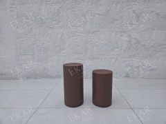 EKAR Furniture | Terra Minimalist Cylindrical Side Table – Luxury Modern Outdoor Decor