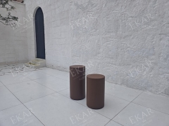 EKAR Furniture | Terra Minimalist Cylindrical Side Table – Luxury Modern Outdoor Decor