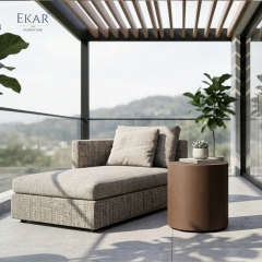 EKAR Furniture | Terra Minimalist Cylindrical Side Table – Luxury Modern Outdoor Decor
